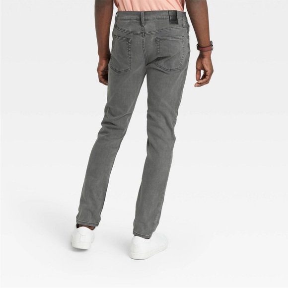 3/20🌟 Goodfellow NWT Big & Tall skinny fit denim jeans size 38X36 axel gray - Picture 2 of 6